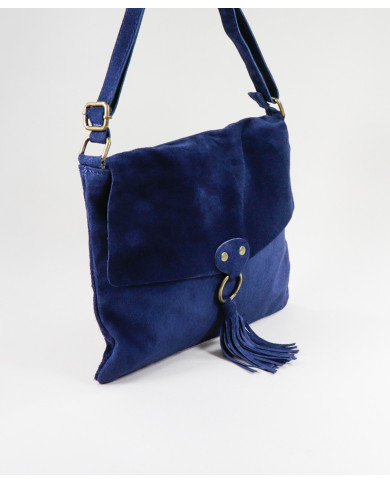 Mala Azul de Senhora com Berloque