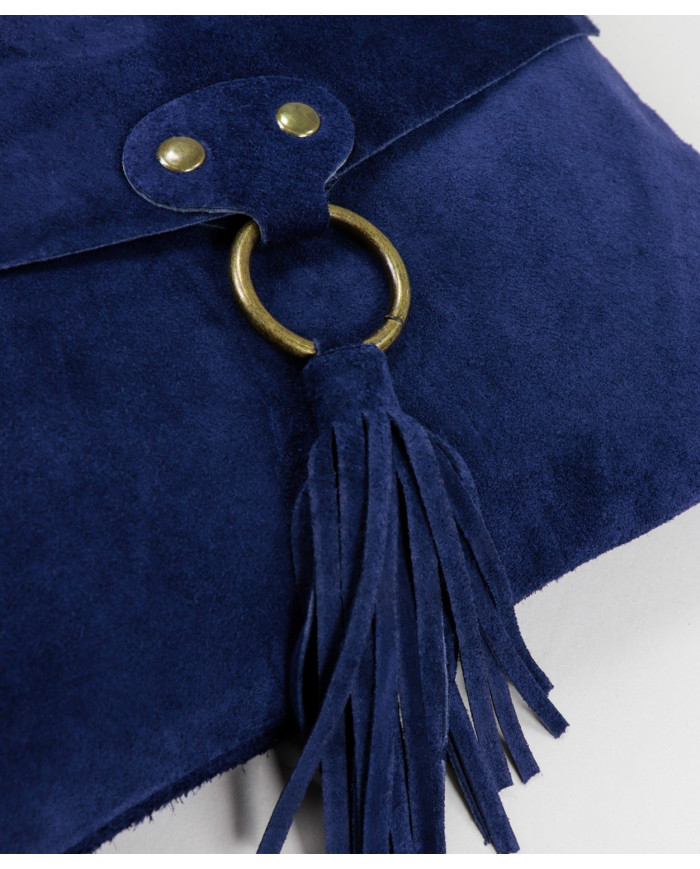 Mala Azul de Senhora com Berloque