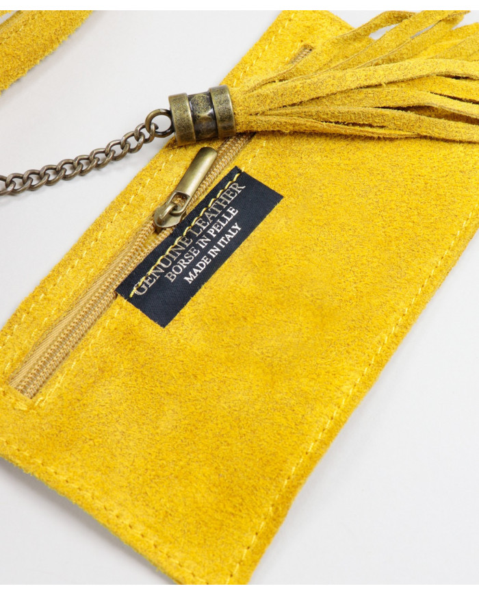 Yellow Lady's Bag in Skin