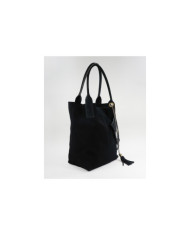 Black Lady's Bag in Skin