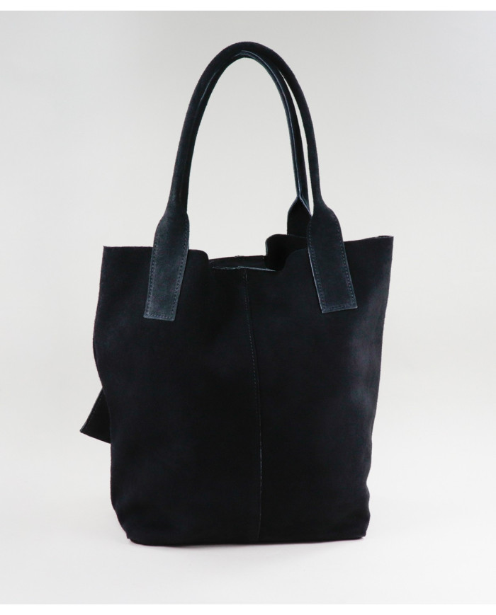 Black Lady's Bag in Skin