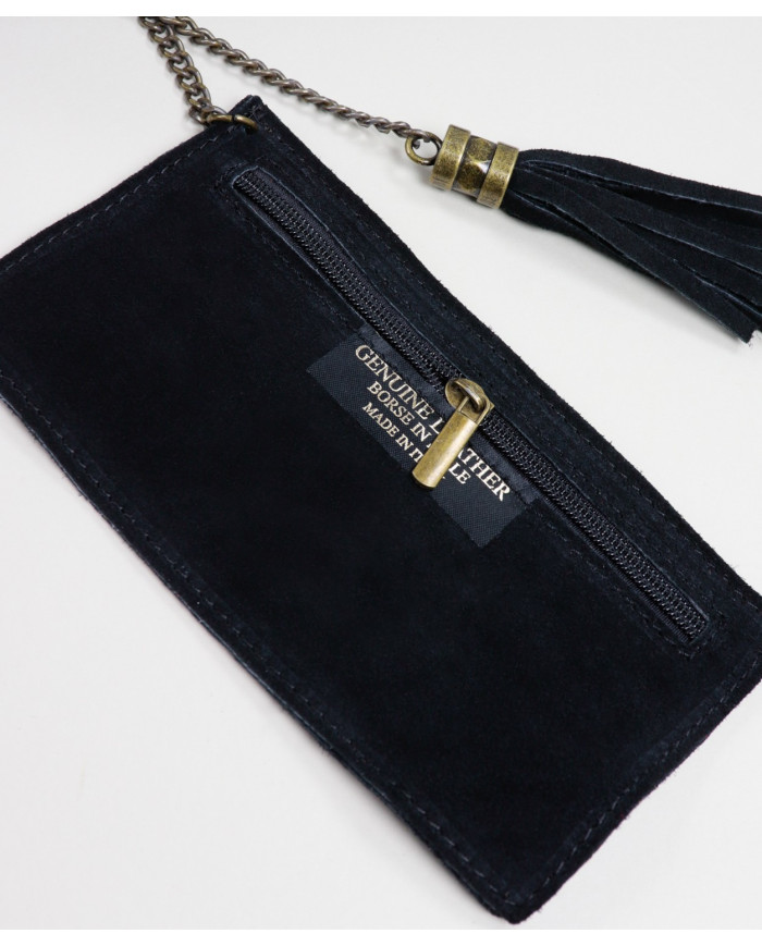 Black Lady's Bag in Skin