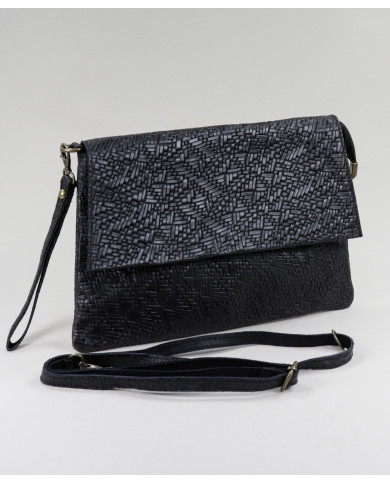 Women's Clutch Black in Skin