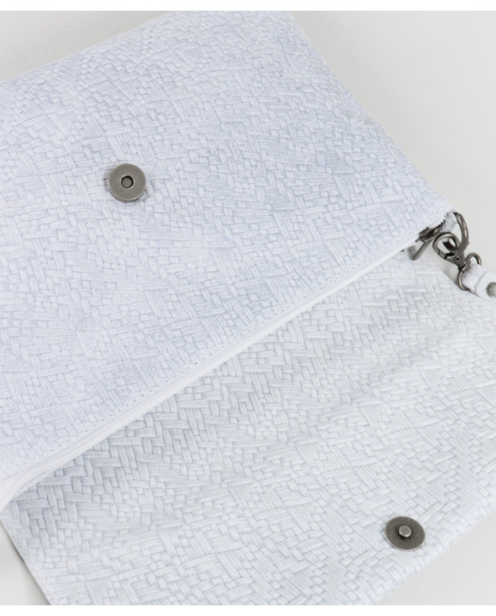 Women's Clutch Blue Clara in Skin