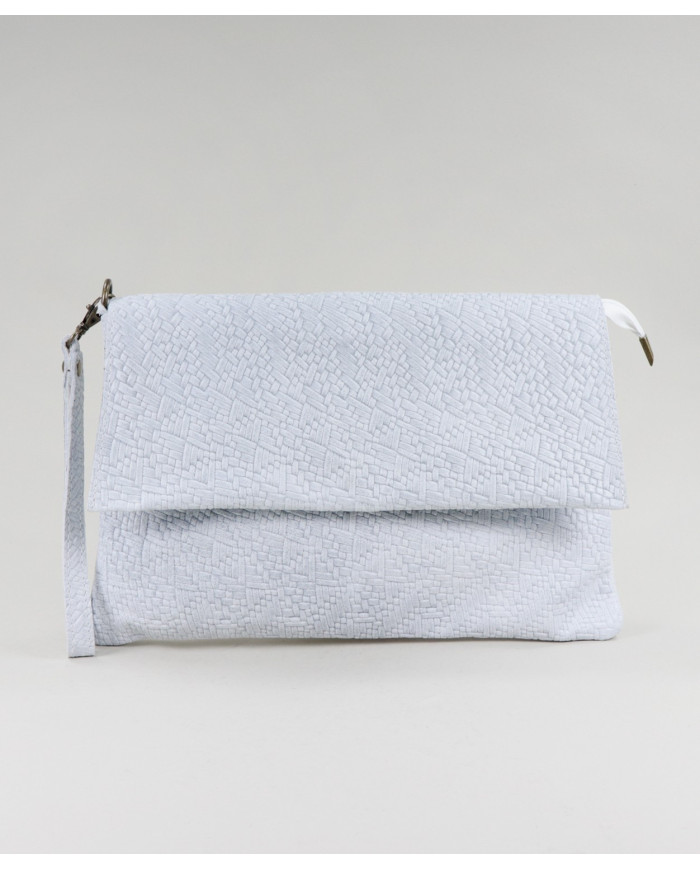 Women's Clutch Blue Clara in Skin