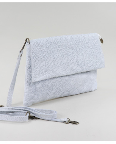 Women's Clutch Blue Clara in Skin