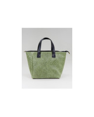 Lady's Green Bag in Skin with Texture