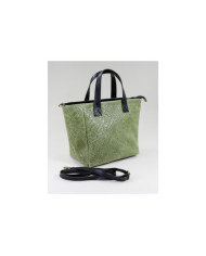 Lady's Green Bag in Skin with Texture