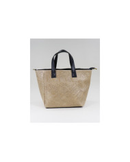 Lady Taupe Bag in Skin with Texture