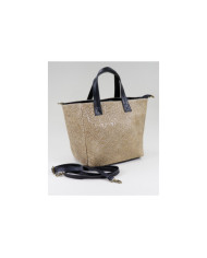 Lady Taupe Bag in Skin with Texture