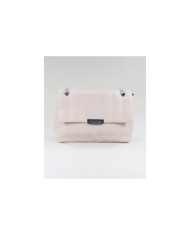 Ladies Taupe Bag with Seams