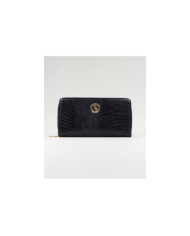 Ladies Black Wallet Rectangular