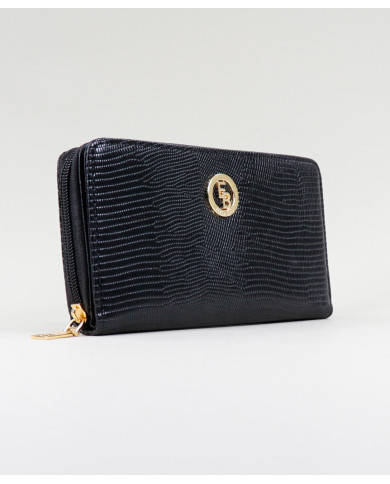 Damas Black Wallet Rectangular