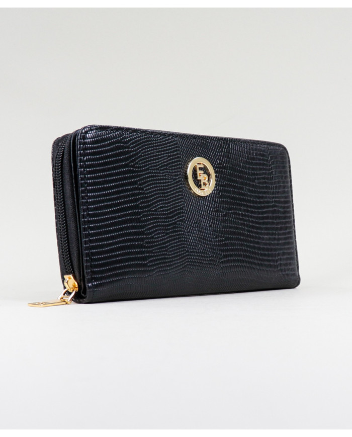 Damas Black Wallet Rectangular