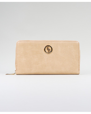 Damas Taupe Wallet Rectangular