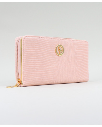 Ladies Pink Wallet Rectangular