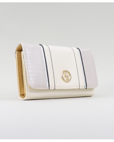 Elegante Cartera Beige