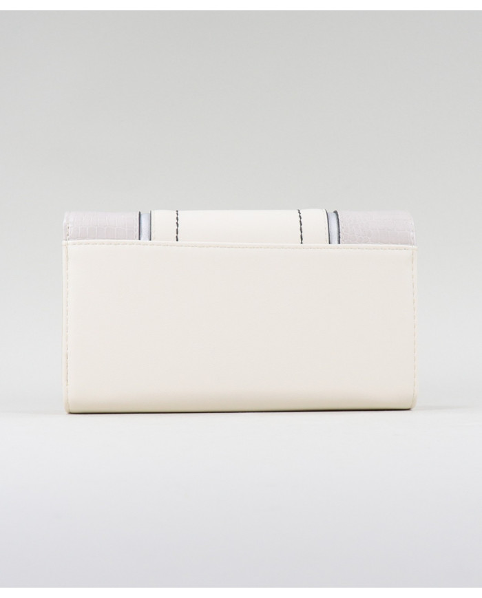 Carteira Bege Elegante de Senhora