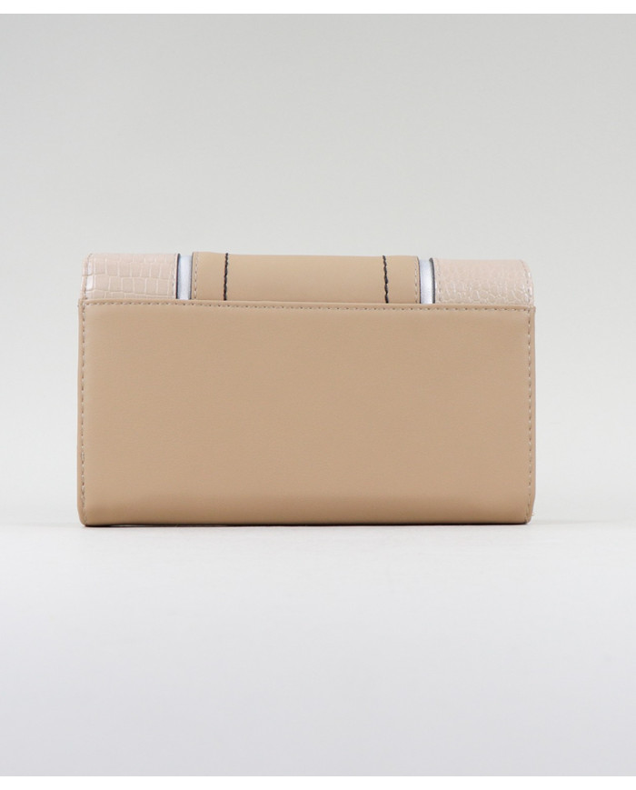 Carteira Taupe Elegante de Senhora