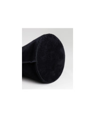 Bolso redondo negro en piel