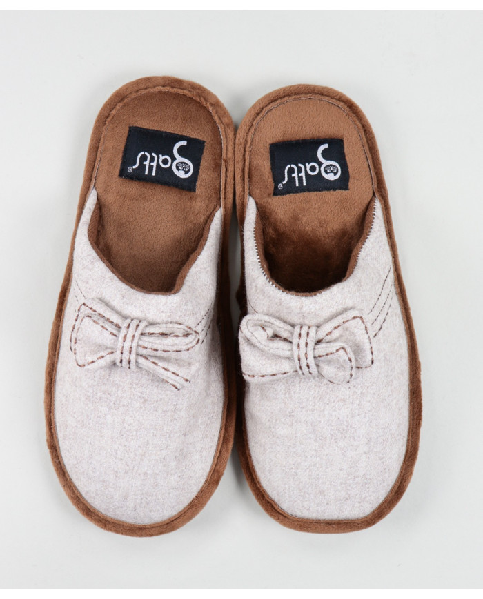 Ladies Room Slippers with Lace