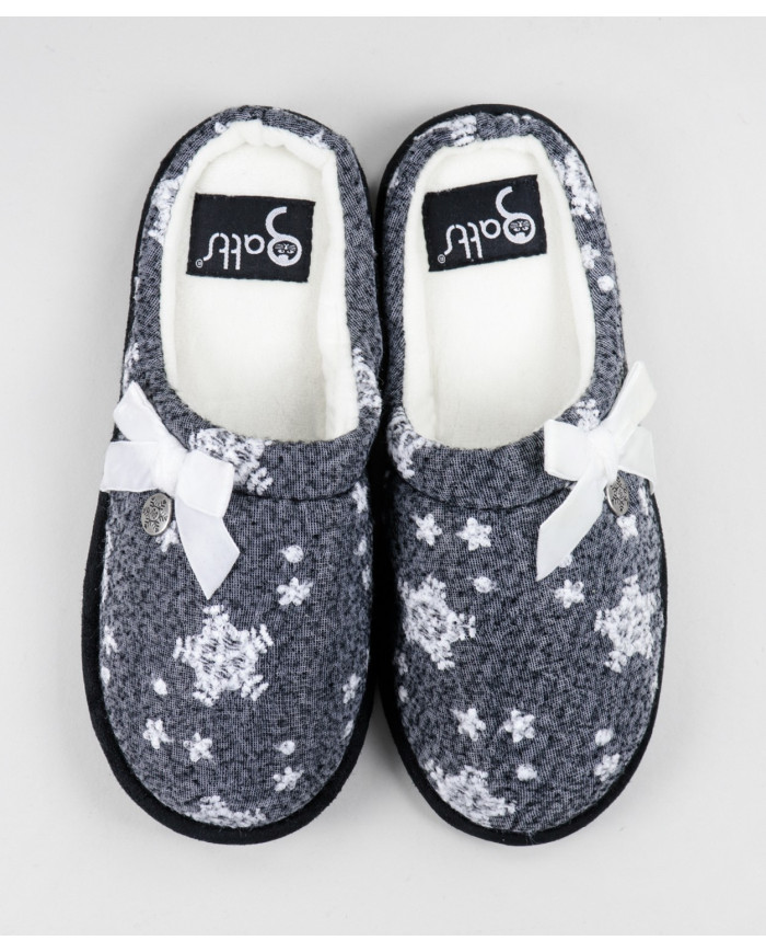 Zapatillas de la habitación de damas con estrellas