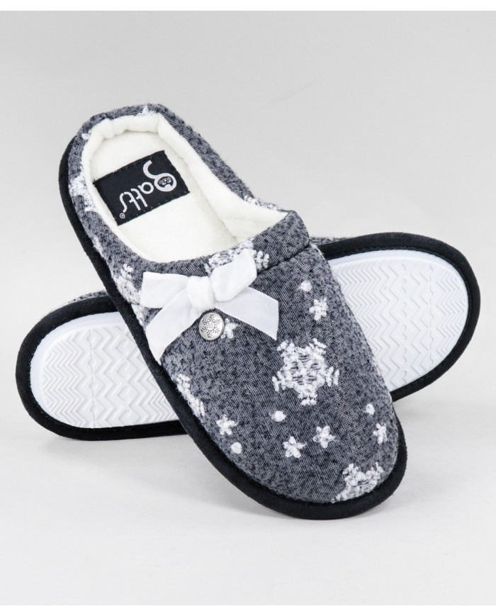 Ladies Room Slippers with Stars