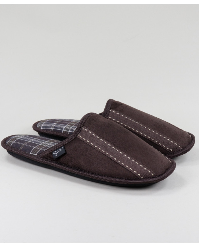 Lord Room Slippers with Squares