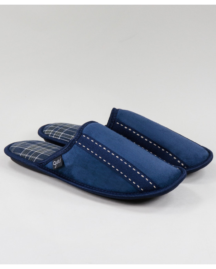 Lord Room Slippers with Squares