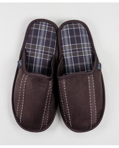 Lord Room Slippers with Squares