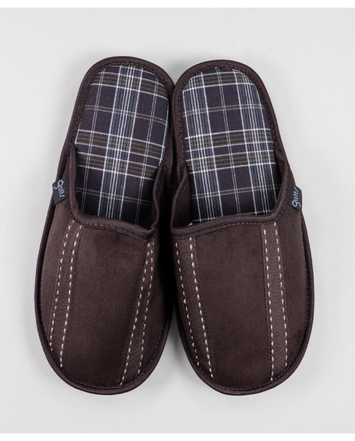 Lord Room Slippers with Squares
