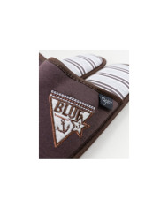 Chinelos de Quarto de Senhor com Riscas