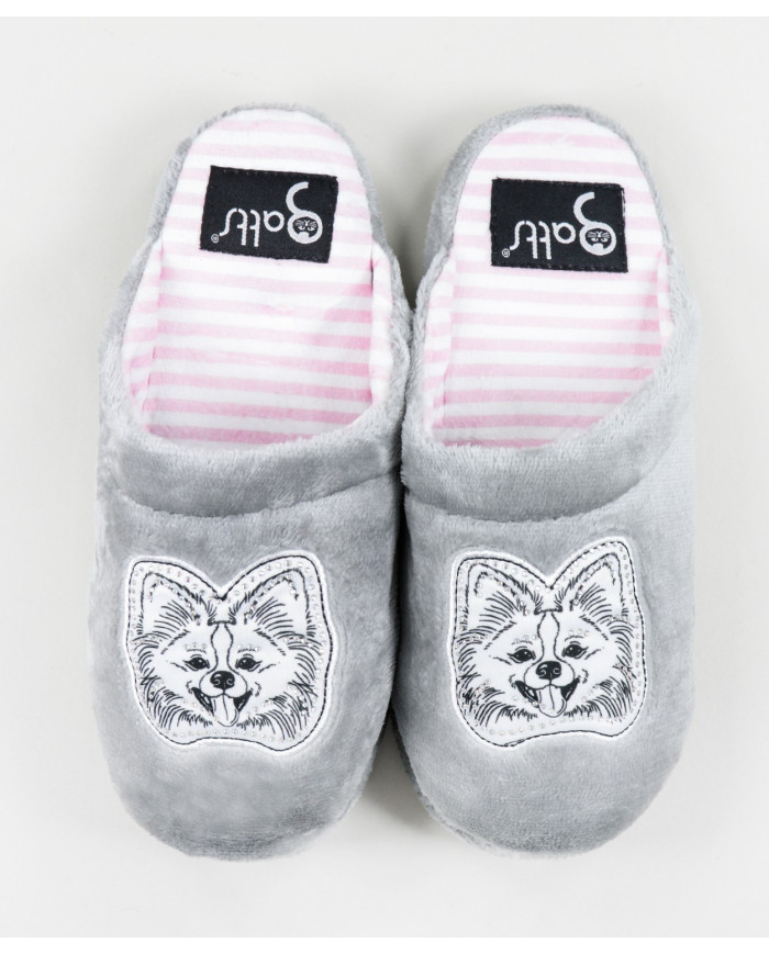 Chinelos de Quarto de Senhora com Cães