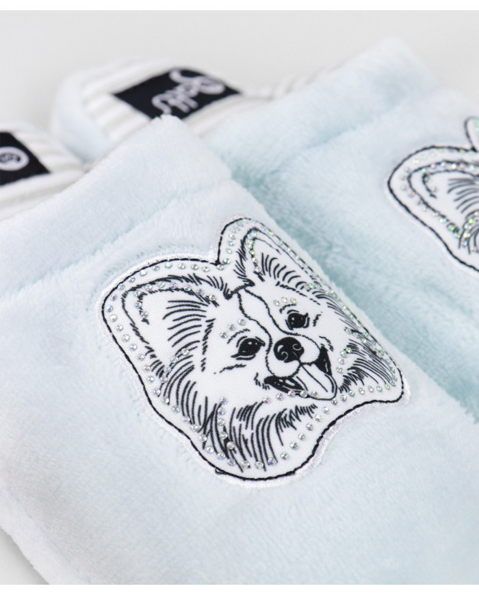 Ladies Room Slippers with Dogs