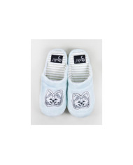 Zapatillas de la habitación de las damas con perros