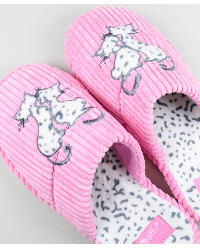 Ladies Room Slippers with Cats