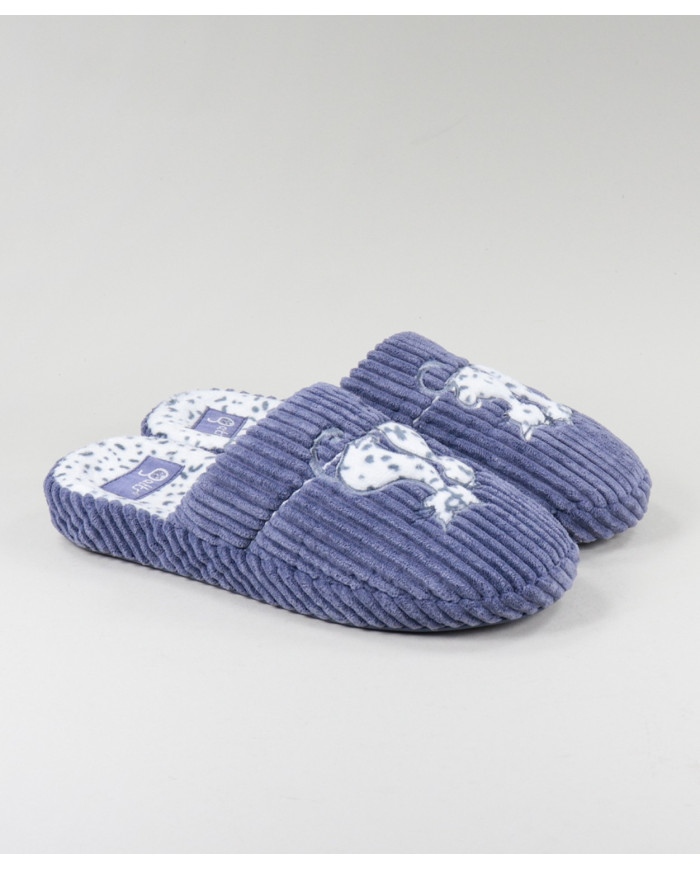 Zapatillas de la habitación de las damas con gatos