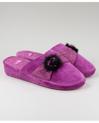 Chinelos de Quarto Gatts de Senhora com Plumas