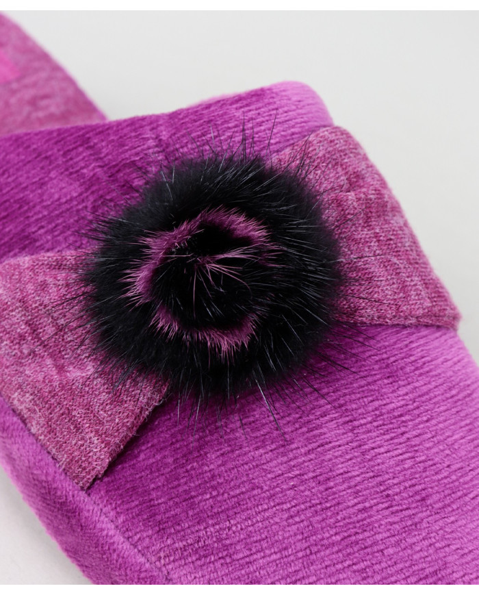 Ladies Room Slippers with Plugs