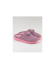 Ladies Room Slippers with Lace