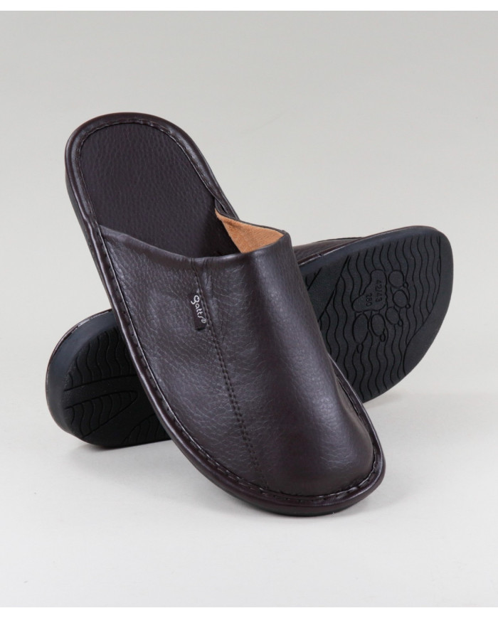 Chinelos de Quarto de Homem Castanhos
