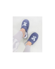 Ladies Room Slippers with Cats