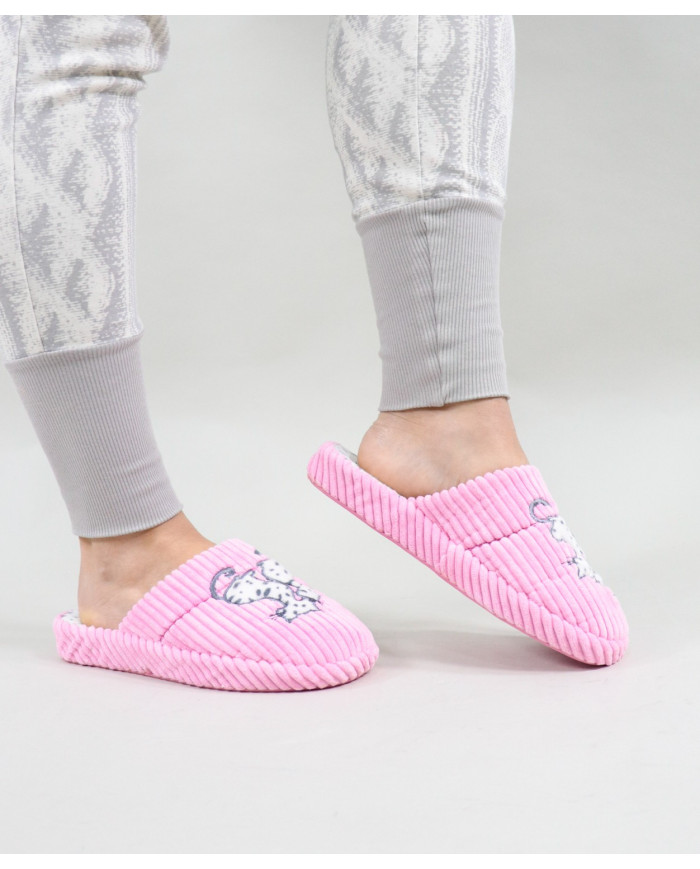 Ladies Room Slippers with Cats