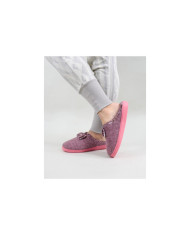 Ladies Room Slippers with Lace