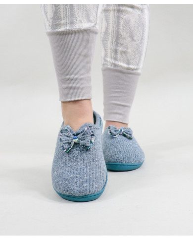 Ladies Room Slippers with Lace