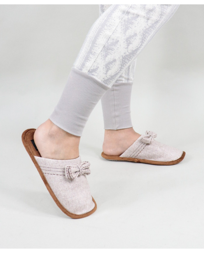 Ladies Gatts Room Slippers with Lace