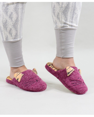 Chinelos de Quarto de Senhora Gato