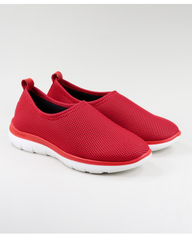 Sapatos Vermelhos de Senhora Ginova Práticos
