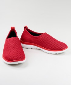Sapatos Vermelhos de Senhora Ginova Práticos