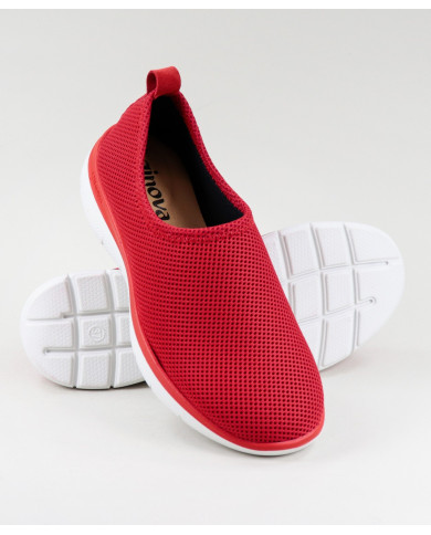 Sapatos Vermelhos de Senhora Ginova Práticos